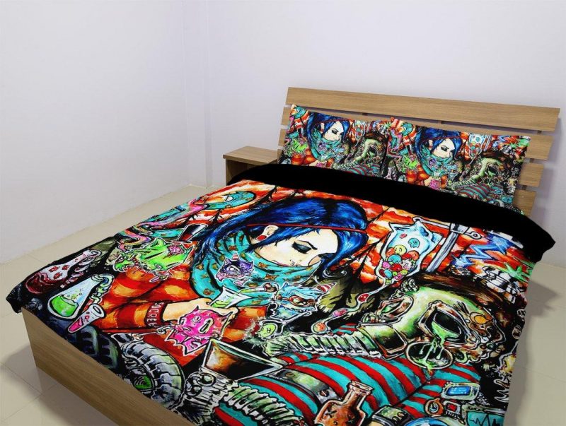 Ghost Trown Duvet Cover and Pillowcase Set Bedding Set Ghost Trown Duvet Cover and Pillowcase Set Bedding Set