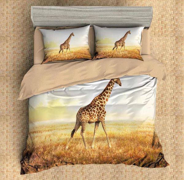 Giraffe Duvet Cover and Pillowcase Set Bedding Set Giraffe Duvet Cover and Pillowcase Set Bedding Set