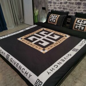 Givenchy Black White Border Duvet Cover Bedding Set