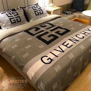 Givenchy Brown Khaki 7 Duvet Cover Sheet Cover Pillow Cases Luxury Bedding Sets
