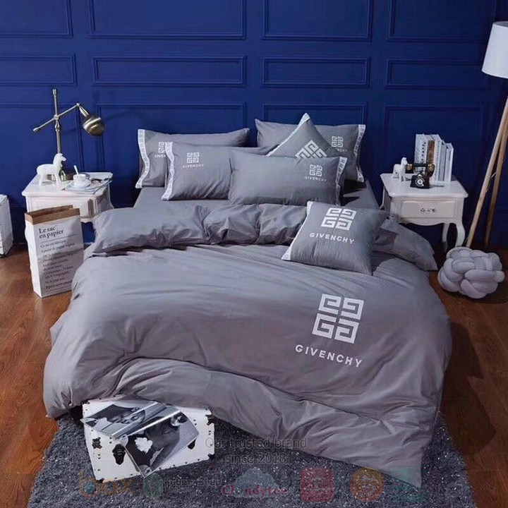 Givenchy Grey Inspired Bedding Set Givenchy Grey Inspired Bedding Set