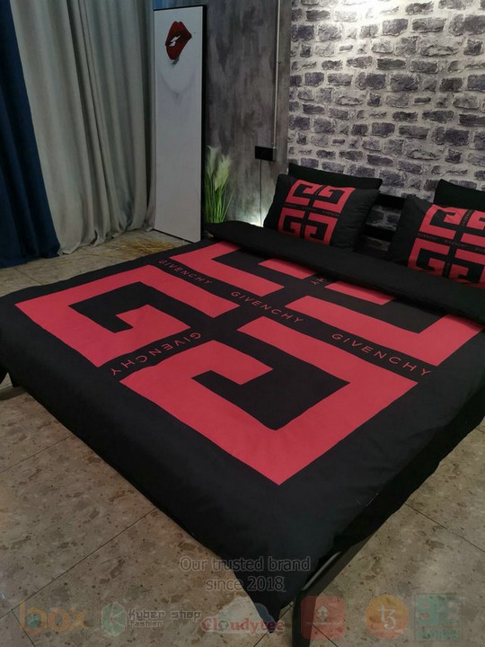 Givenchy Red Inspired Bedding Set Givenchy Red Inspired Bedding Set