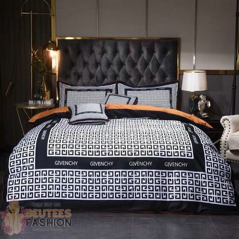 Givenchy White Black Khaki 3 Duvet Cover Sheet Cover Pillow Cases Luxury Bedding Sets Givenchy White Black Khaki 3 Duvet Cover Sheet Cover Pillow Cases Luxury Bedding Sets