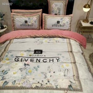 Givenchy White Flowers Cute Bedding Set