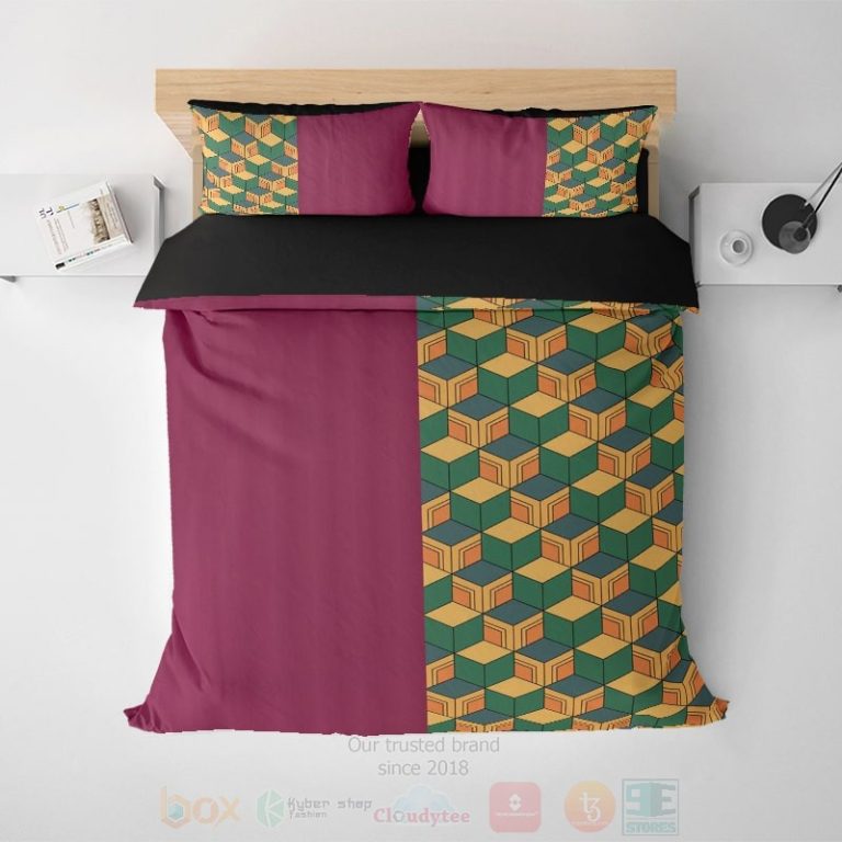 Giyu-Tomioka-Color-Cossover-Demon-Slayer-Kimetsu-No-Yaiba-Bedding-Set-1