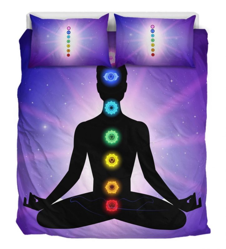 Glowing Chakra Duver Duvet Cover and Pillowcase Set Bedding Set 891 Glowing Chakra Duver Duvet Cover and Pillowcase Set Bedding Set 891