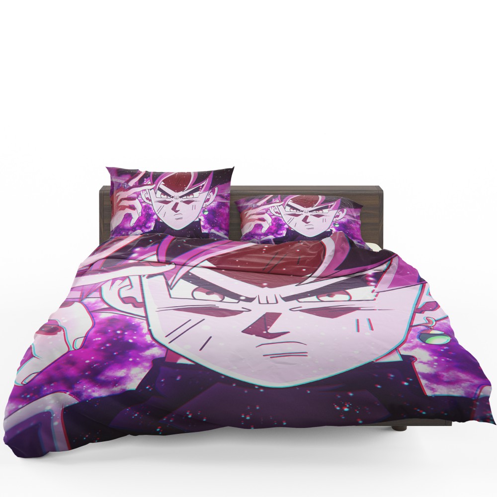Goku Black Super Saiyan Rose Bedding Set Goku Black Super Saiyan Rose Bedding Set