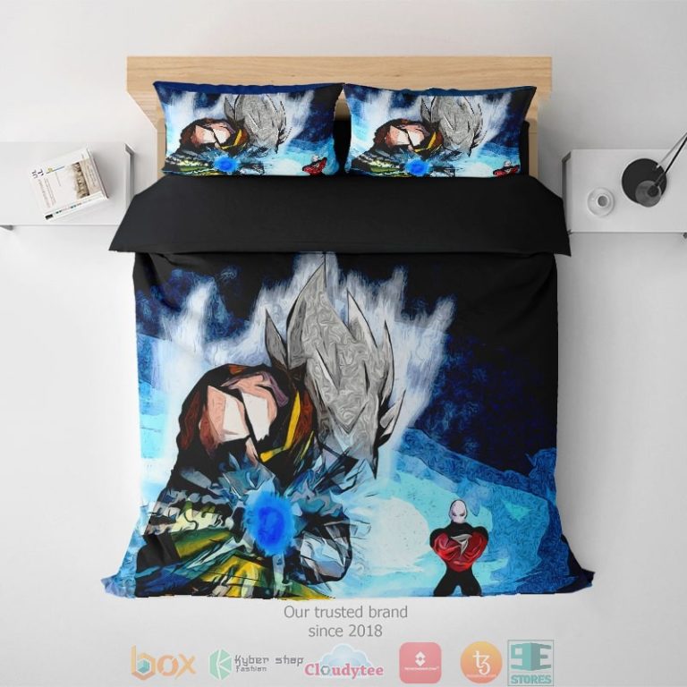 Goku-Jiren-Saiyan-Art-Double-Brushed-Dbz-Bedding-Set-1
