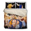 Goku Vegeta Duvet Cover and Pillowcase Set Bedding Set 1081
