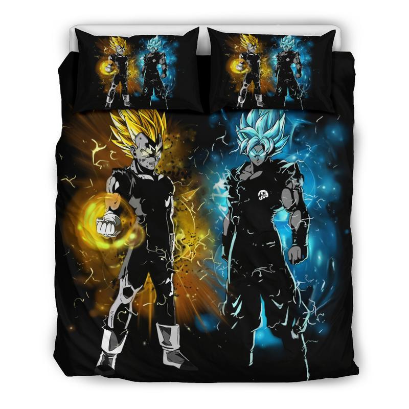 Goku Vegeta Duvet Cover and Pillowcase Set Bedding Set 21 Goku Vegeta Duvet Cover and Pillowcase Set Bedding Set 21