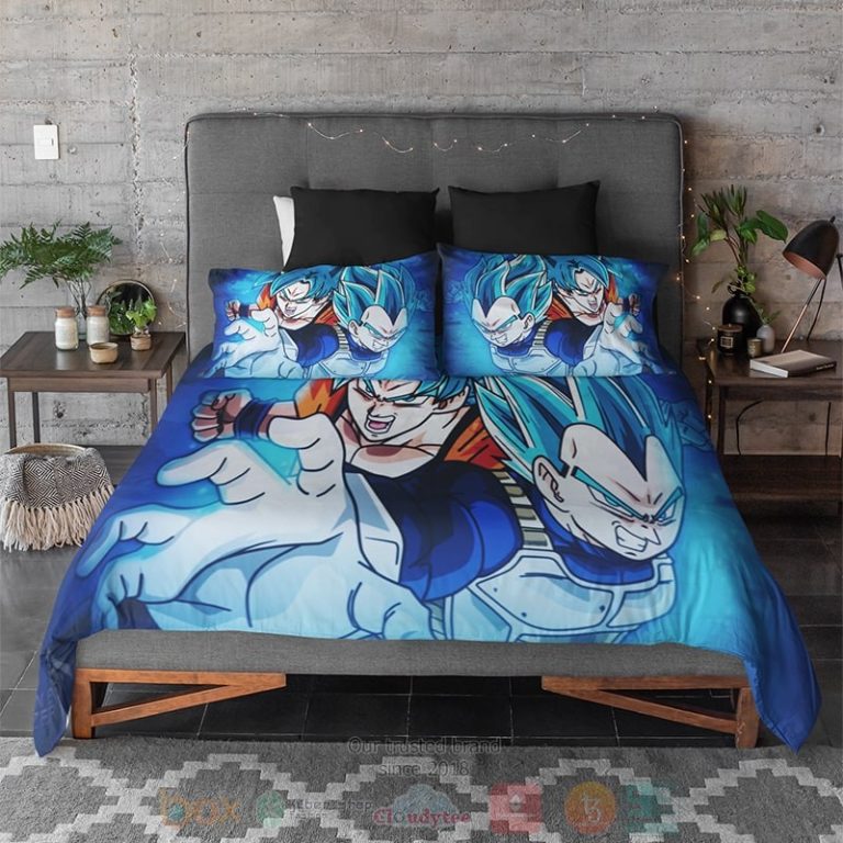 Goku-Vs-Vegeta-Sper-Saiyan-Reversible-Embossed-Dbz-Bedding-Set-2