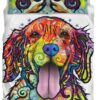Golden Retriever Duvet Cover and Pillowcase Set Bedding Set