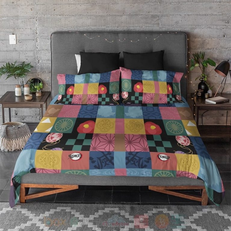 Goshuincho-Style-Talisman-Pattern-Demon-Slayer-Kimetsu-No-Yaiba-Bedding-Set-2