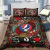 Grateful Dead Flowers Colorful Bedding Set
