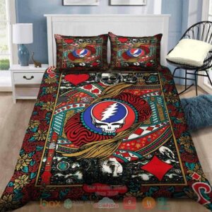 Grateful Dead Flowers Colorful Bedding Set