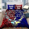 Grateful Dead Red Blue Bedding Set