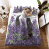 Great Dane Lavender Quilt Bedding Set