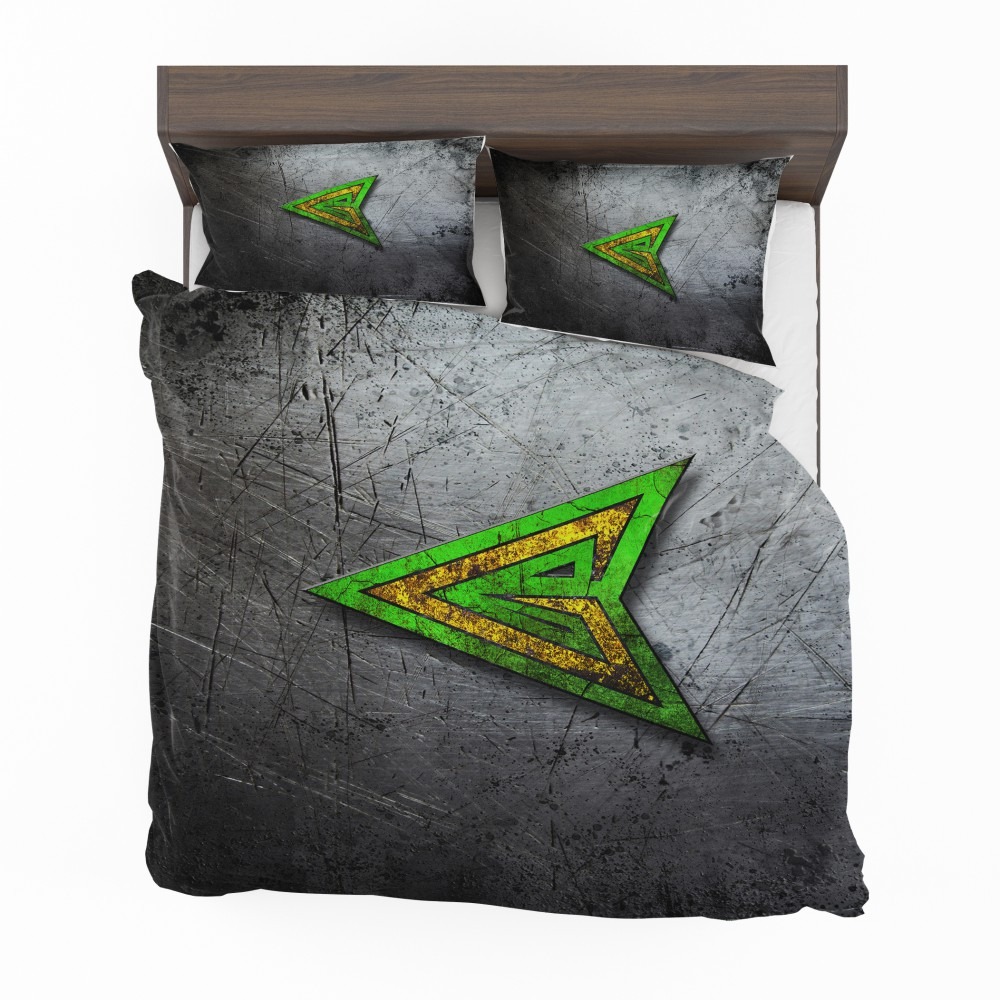 Green-Arrow-Logo-DC-Comics-Bedding-Set-1