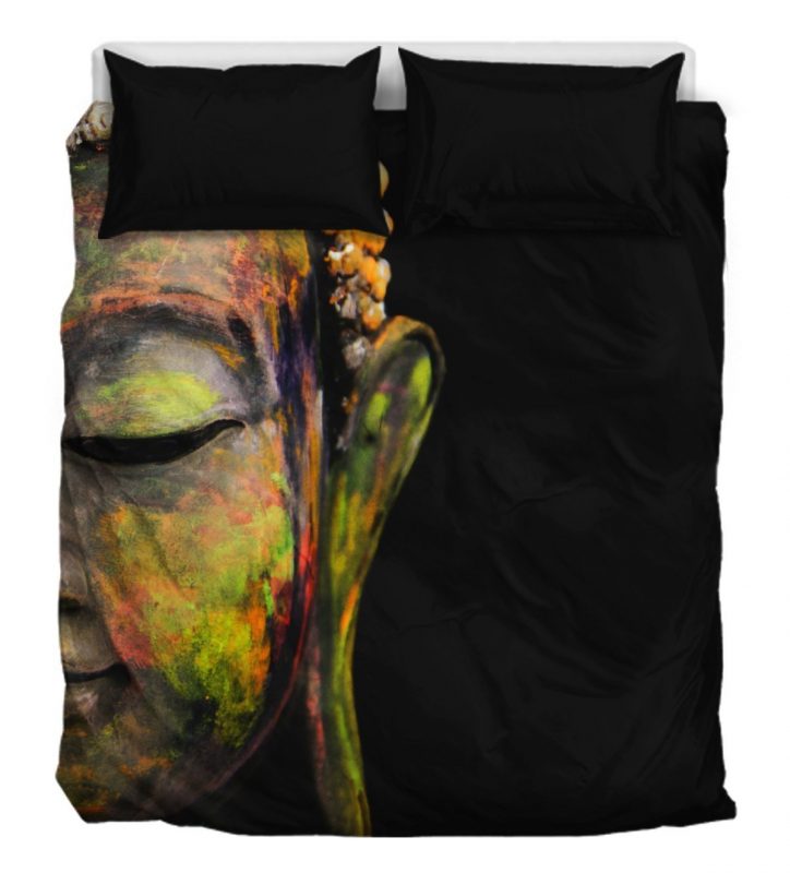 Green Buddha Duver Duvet Cover and Pillowcase Set Bedding Set Green Buddha Duver Duvet Cover and Pillowcase Set Bedding Set