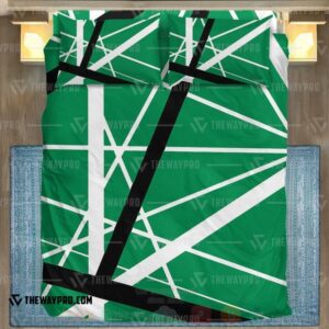 Green Frankenstrat Strings Custom Bedding Set
