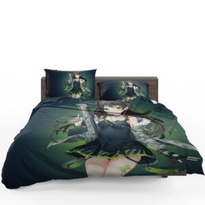 Green Girls Frontline Anime Bedding Set