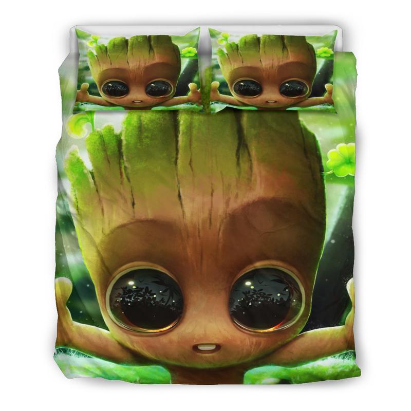 Groot Duvet Cover and Pillowcase Set Bedding Set 12 Groot Duvet Cover and Pillowcase Set Bedding Set 12