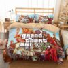 Gta 5 Duvet Cover and Pillowcase Set Bedding Set
