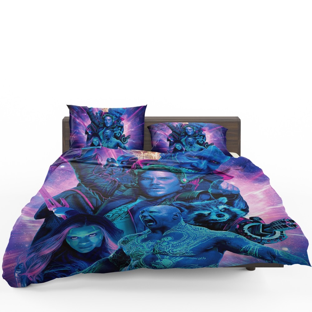 Guardians of the Galaxy Vol 2 Movie Chris Pratt Dave Bautista Drax The Destroyer Gamora Bedding Set Guardians of the Galaxy Vol 2 Movie Chris Pratt Dave Bautista Drax The Destroyer Gamora Bedding Set