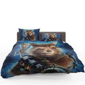Guardians of the Galaxy Vol 2 Movie Groot Marvel Comics Rocket Raccoon Bedding Set