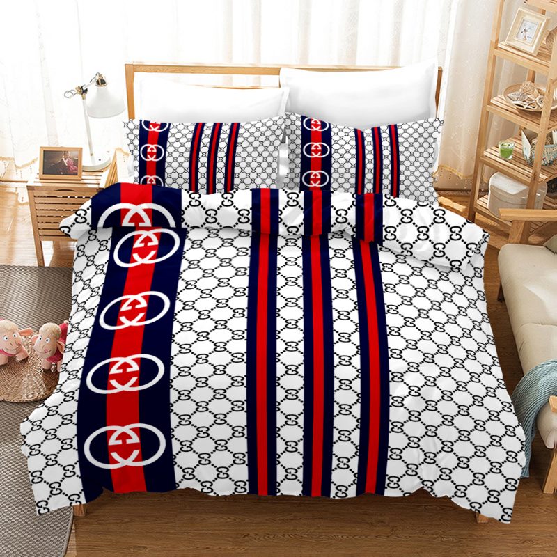 Gucci 1 Duvet Cover and Pillowcase Set Bedding Set 828 Gucci 1 Duvet Cover and Pillowcase Set Bedding Set 828