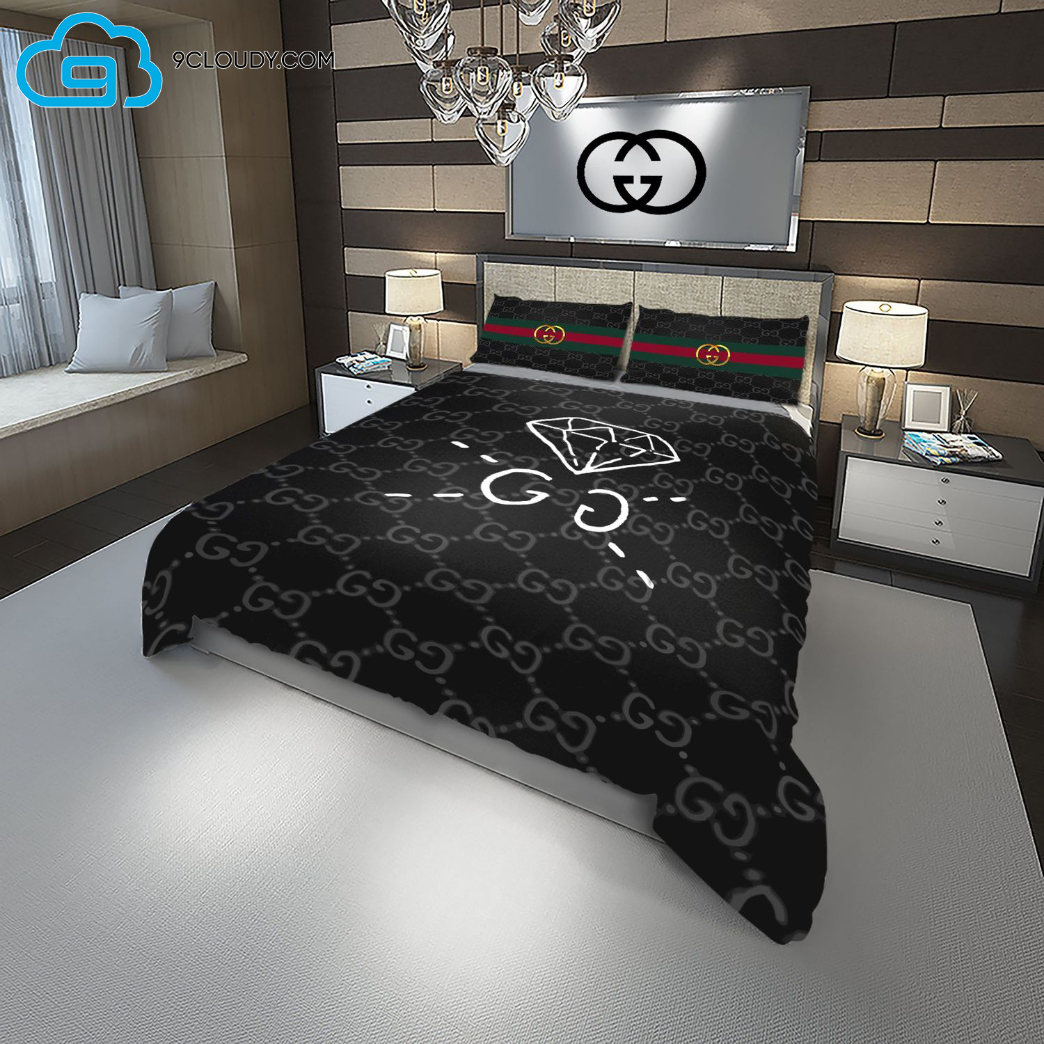 Gucci And Diamond Duvet Cover Bedding Sets Gucci And Diamond Duvet Cover Bedding Sets