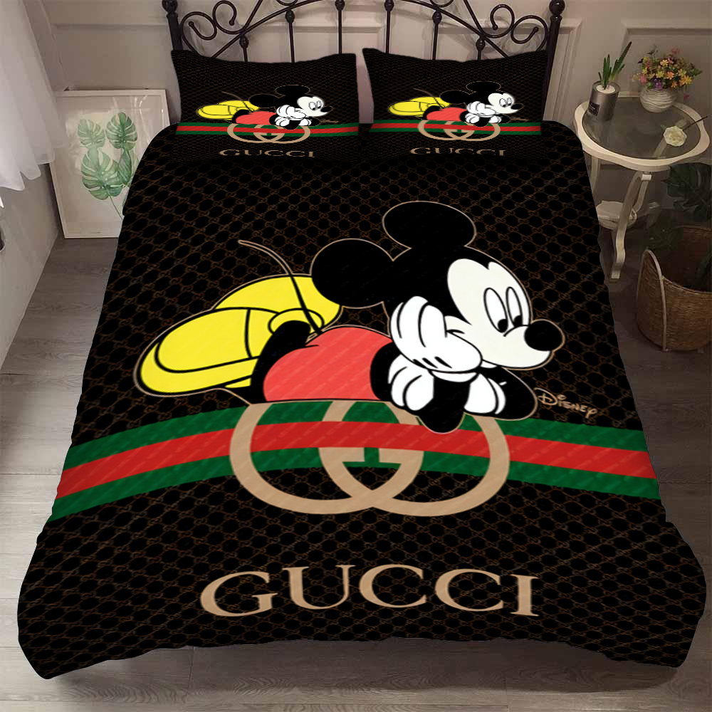 Gucci And Mickey Mouse Bedding Set Gucci And Mickey Mouse Bedding Set