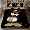Gucci And Mickey Mouse Full Print Duvet Cover Bedding Set