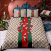 Gucci And Snack Symbols Full Print Duvet Cover Bedding Set