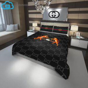 Gucci And Tiger All Over Print Bedding Sets