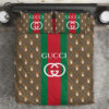Gucci Bear Monogram Full Print Bedding Set