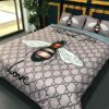 Gucci Bee Blind For Love Bedding Set