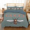 Gucci Bee Blue Luxury Brand Bedding Set