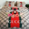 Gucci Bee Flower Inspired Bedding Set