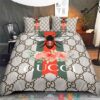 Gucci Bee Flower Quilt Bedding Set