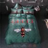 Gucci Bee Green Inspired Bedding Set