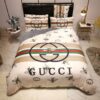 Gucci Bee Khaki Style Bedding Set
