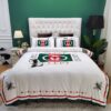 Gucci Bee White Bedding Set