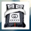 Gucci Black Duvet Cover Bedding Set