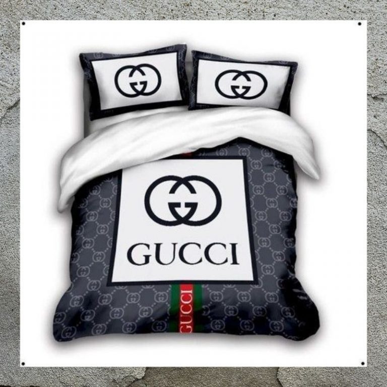 Gucci-Black-Duvet-Cover-Bedding-Set-2