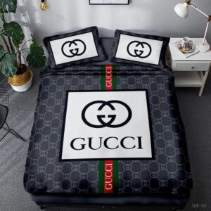 Gucci Blue Black Bedding Set