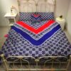 Gucci Blue Inspired Bedding Set