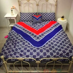 Gucci Blue Inspired Bedding Set