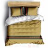 Gucci Brown Yellow Luxury Brand Bedding Set