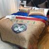 Gucci Cat Cream Inspired Bedding Set